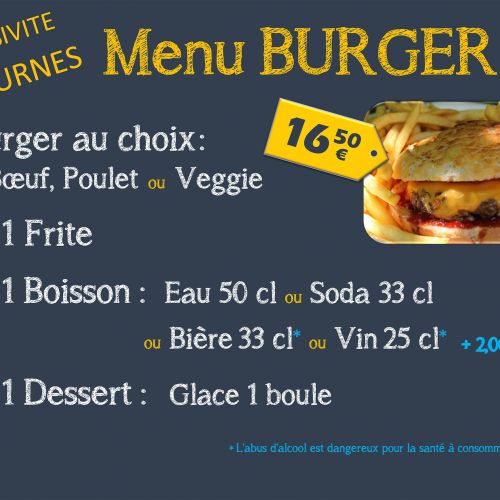 Menu spécial soirées accrobranchées